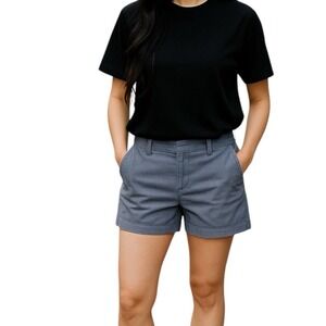 TOMMY HILFIGER Women's Bluish Gray Casual Bermuda Shorts‎ Size 8